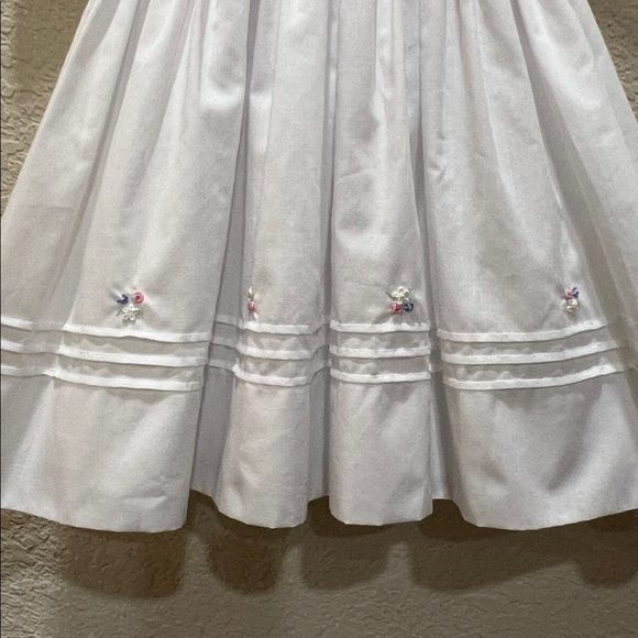Sarah Louise smocked with rosettes dress size 12M - Picture 3 of 11